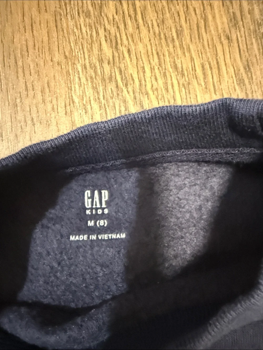 Gap Kids  Navy Polka Dot Pullover Sweatshirt - size M